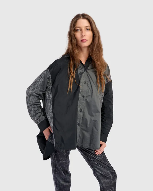 alembika-anointed-shirt-iron-oversized-bluse image 1