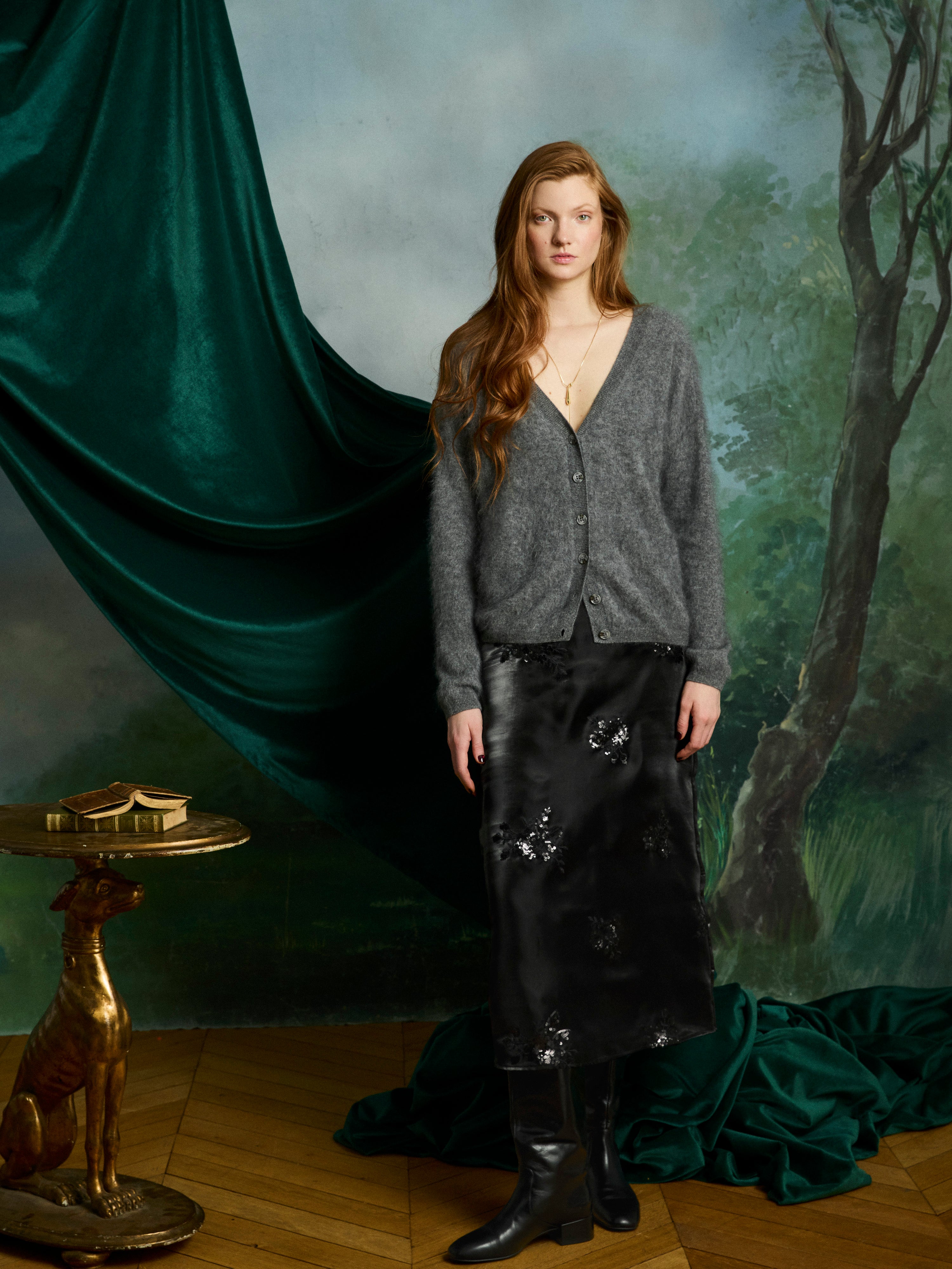 absolut-debora-cardigan-100-geb-rstetes-kaschmir-oversize-v-ausschnitt-dunkelgra image 1