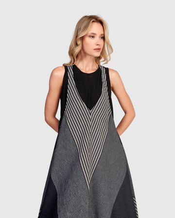 alembika-urban-roaming-rmelloses-maxikleid-slate-stripes image 3