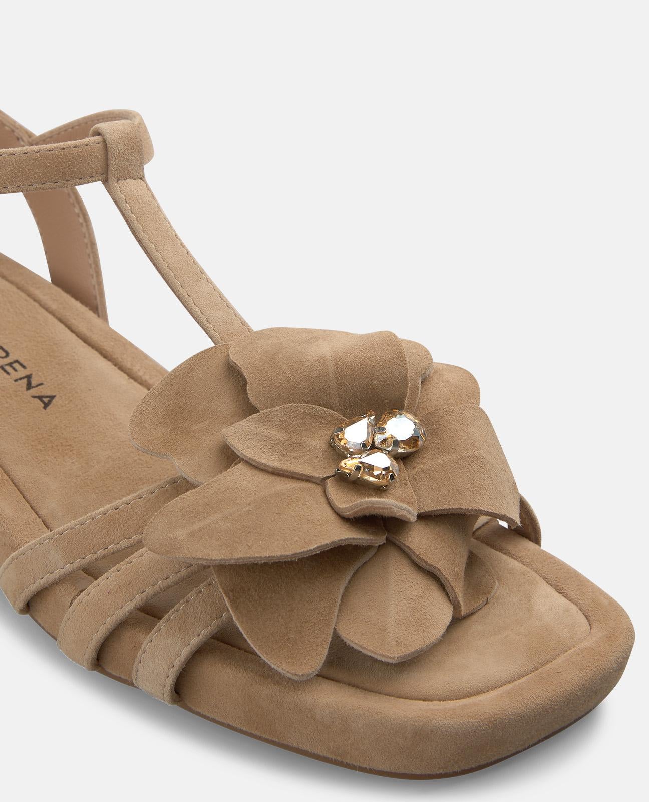 alma-en-pena-keilsandalen-mit-blumen-detail-sandfarbene-wedges-mit-plateau image 4