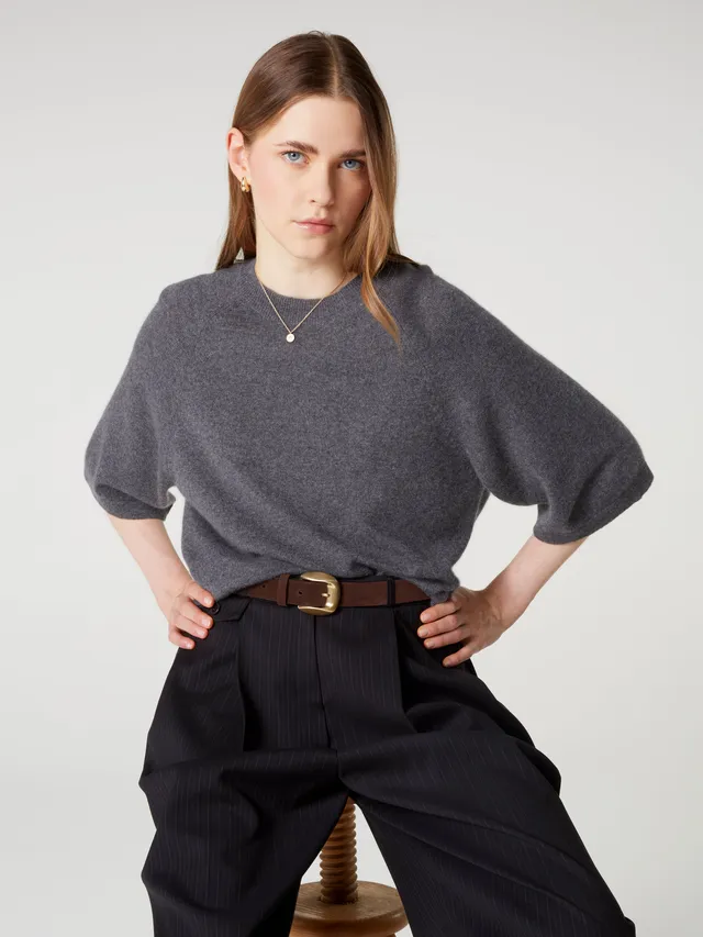 absolut-leana-kaschmir-pullover-damen-rundhals-oversize-dunkelgrau image 1