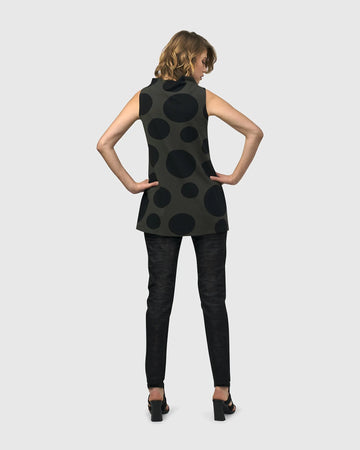alembika-urban-dots-rmelloses-mockneck-top-khaki image 6