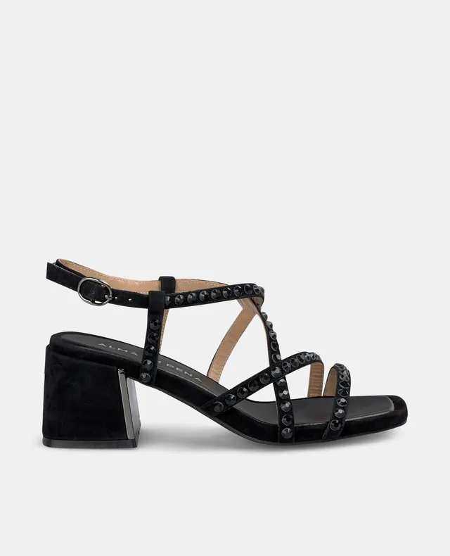 alma-en-pena-strappy-sandal-with-rhinestones-heel-riemchensandale-schwarz-6-cm-s image 1