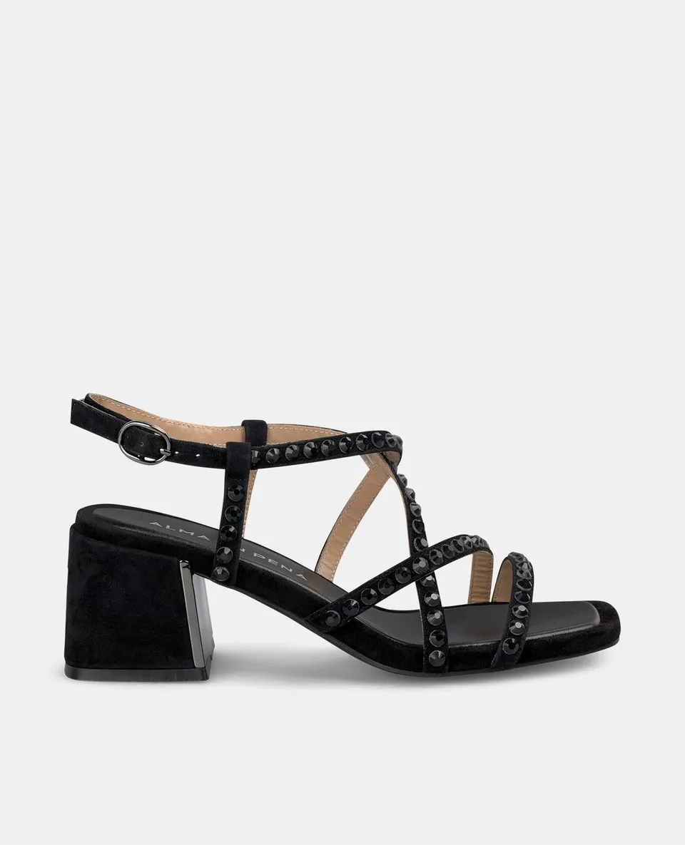 alma-en-pena-strappy-sandal-with-rhinestones-heel-riemchensandale-schwarz-6-cm-s image 1