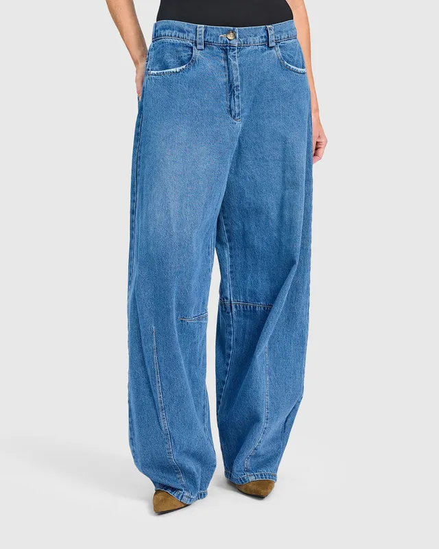 alembika-longline-barrel-jeans-denim image 1