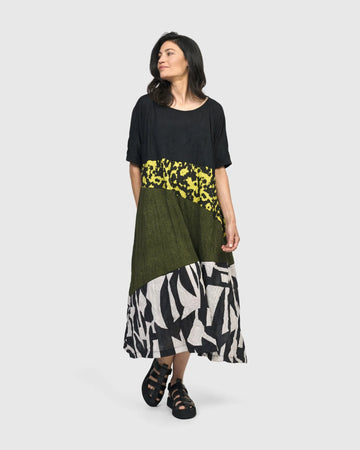 alembika-stereo-t-shirt-dress-python-maxi-t-shirt-kleid image 2