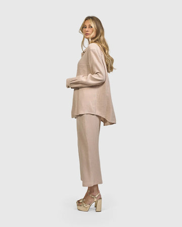 alembika-recreation-button-down-top-sand-blusenhemd-aus-musselin image 4