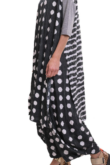 alembika-duet-crinkle-maxi-damenkleid-charcoal image 7