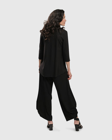 alembika-essential-v-ausschnitt-top-schwarz-3-4-arm image 6