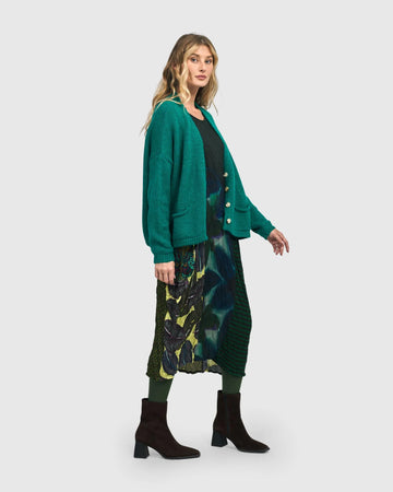 alembika-diana-cropped-cardigan-t-rkis-kurze-strickjacke-mit-kn-pfen image 2