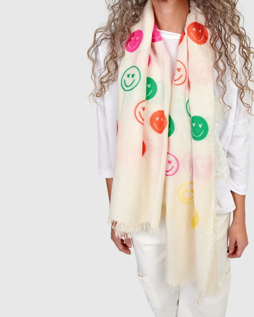 alembika-no-wave-schal-damen-smiley image 1