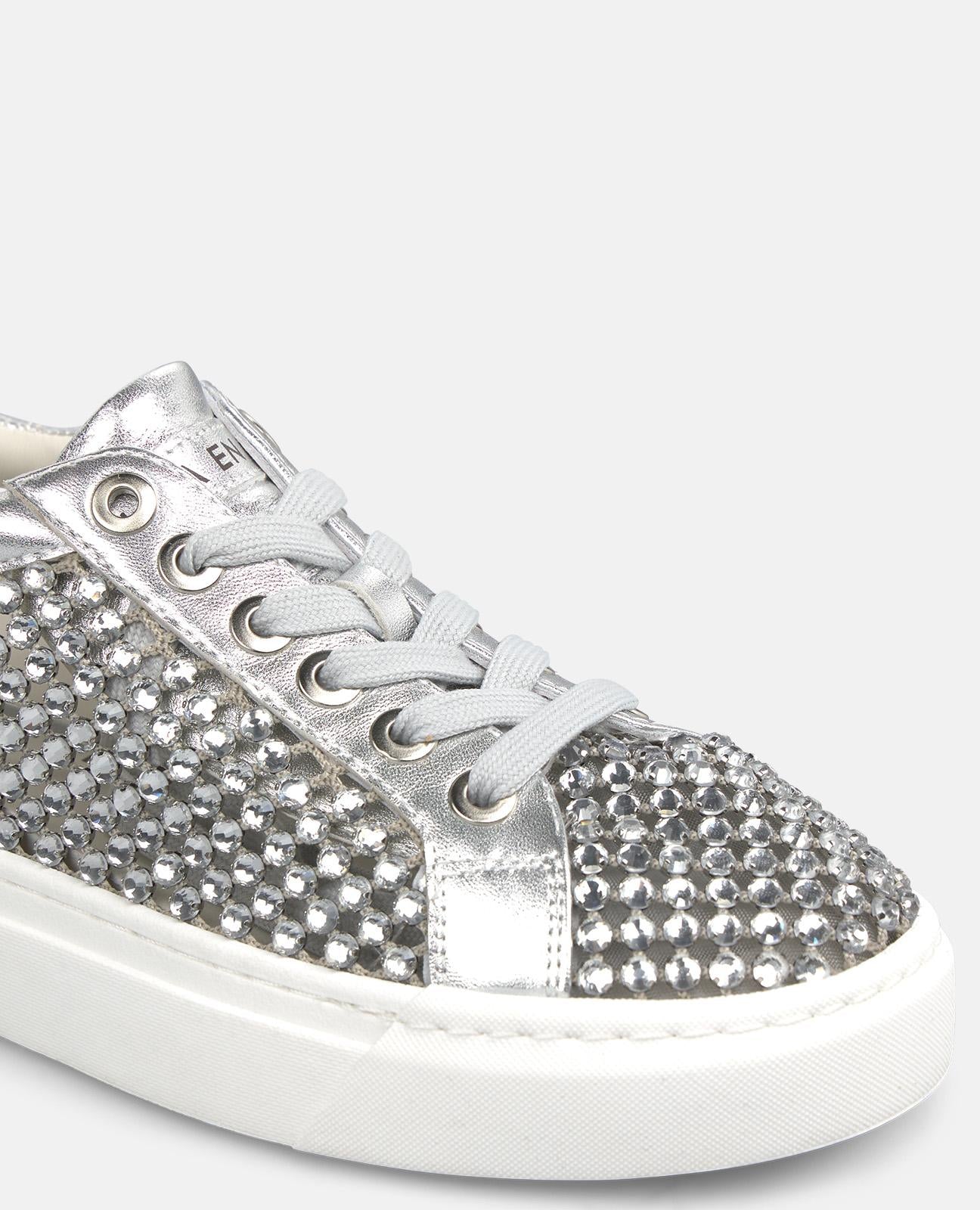 alma-en-pena-alfa-62696-sneaker-silber-mesh-strass-3-5-cm-plateau image 4