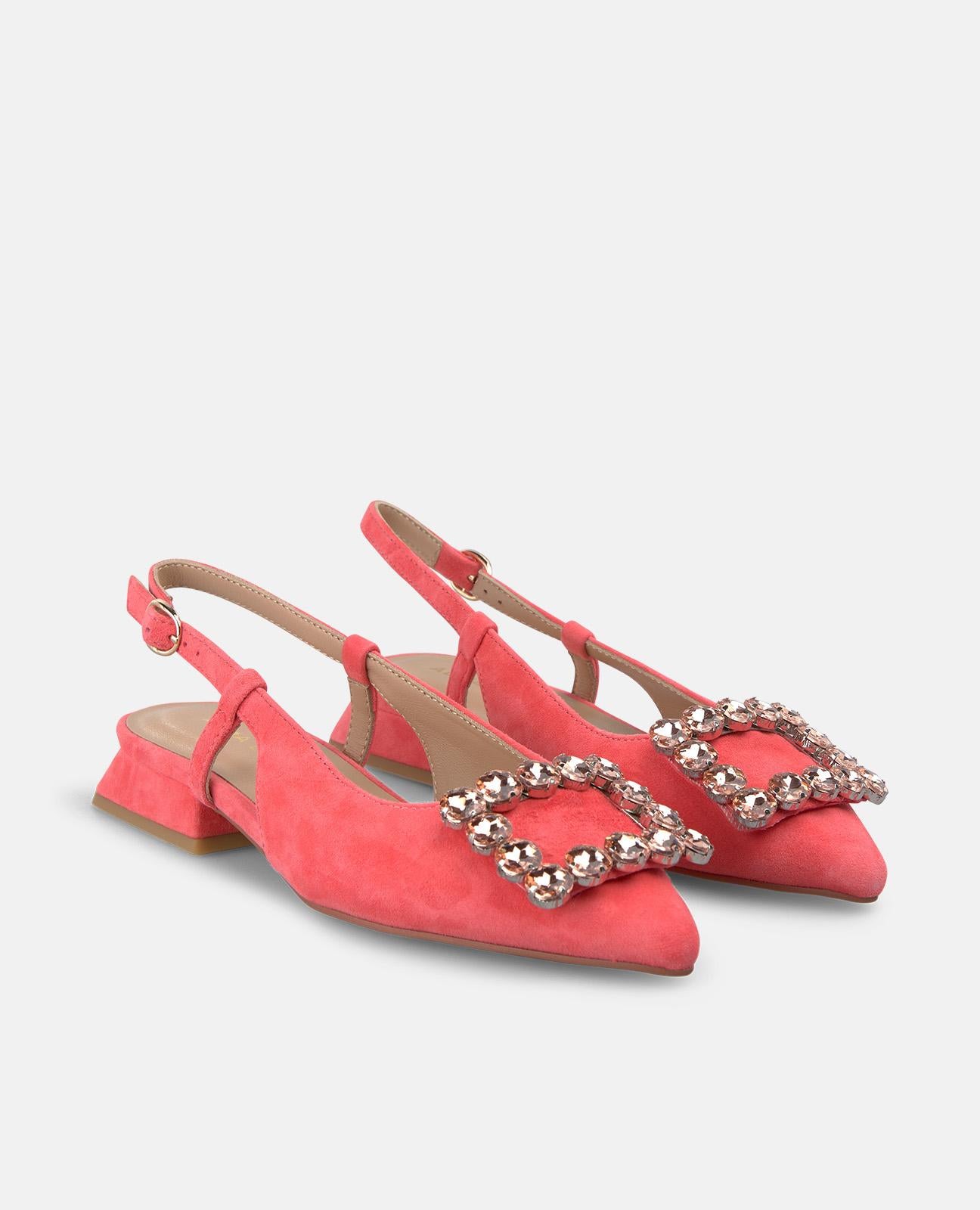 alma-en-pena-ankle-pointed-shoe-spitzer-slip-on-flachschuh-koralle-2-cm-absatz image 2