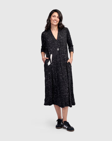 alembika-electra-relaxed-dress-sprinkle-midi-kleid-a-linie image 6
