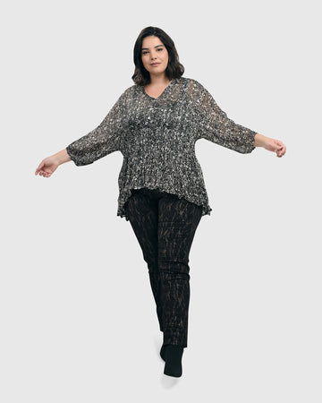 alembika-floral-tiered-crinkle-bluse-ivory-black image 2