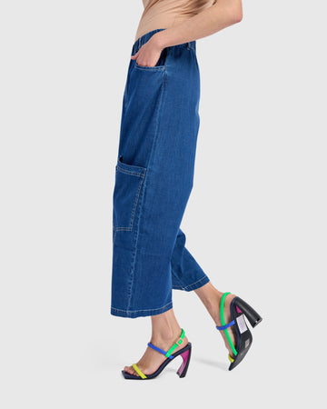 alembika-denim-palma-capri-hose-blau image 5