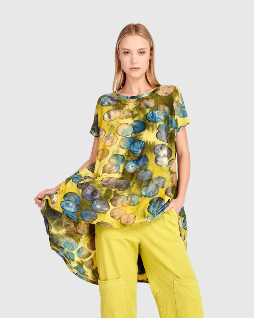 alembika-soft-rebel-swing-tunika-gold-ocean-dots-damen image 1
