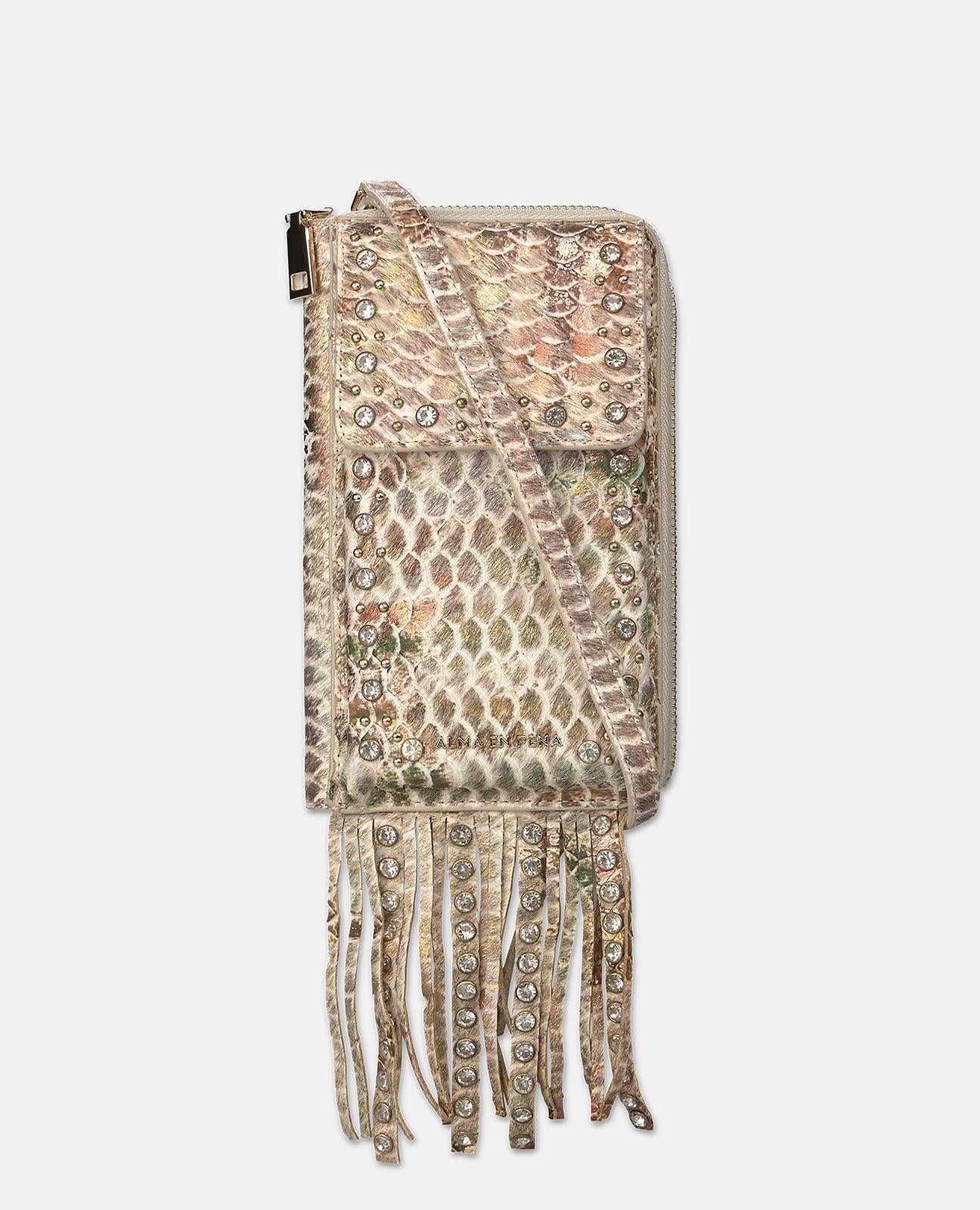 alma-en-pena-natalia-strass-clutch-camel-leder image 1