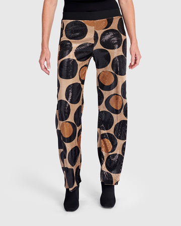 alembika-fizz-sequin-pants-eclipse-slim-flare-hose-mit-mini-pailletten image 3