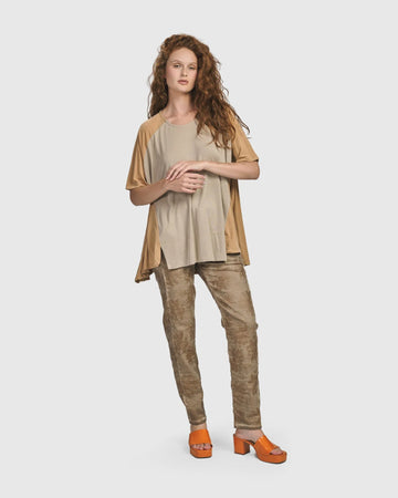 alembika-oasis-colorblock-trapeze-top-tan image 7