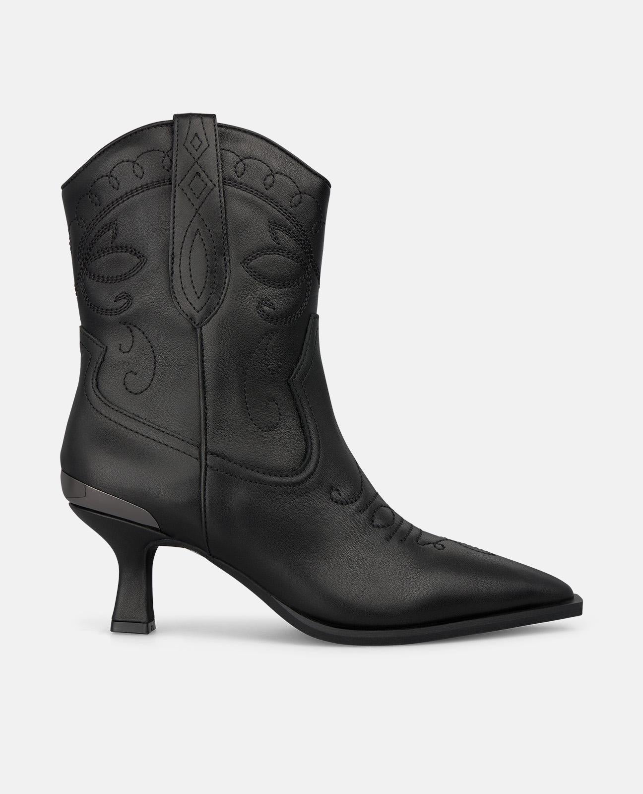 alma-en-pena-leather-cowboy-boots-rei-verschluss-schwarz image 1