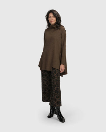 alembika-essential-trapeze-top-brown-a-linien-tunika image 5