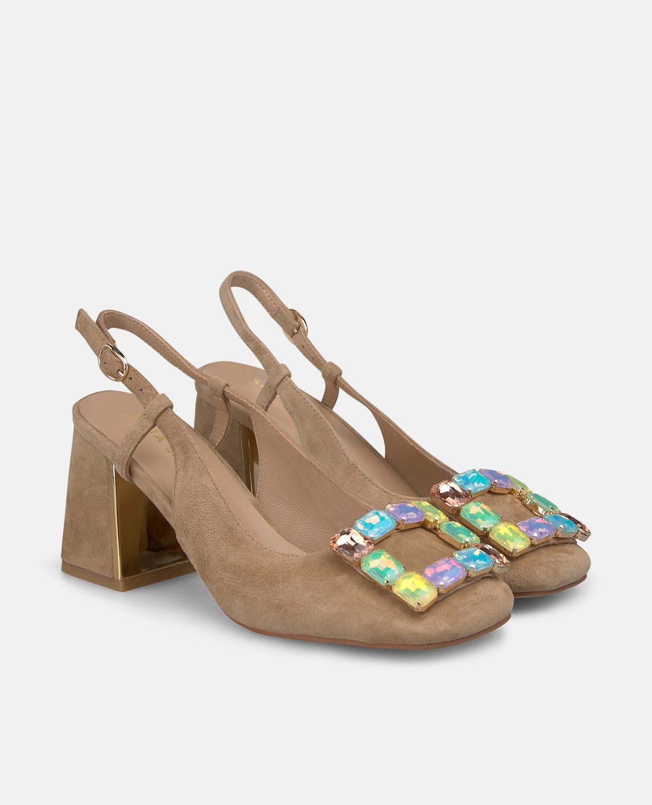 alma-en-pena-joya-heeled-salon-slingback-pumps-beige-7-cm image 2