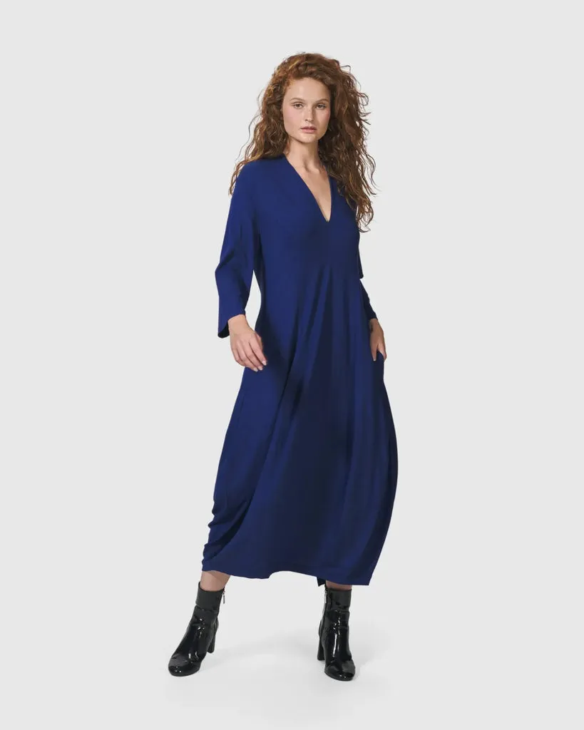 alembika-essential-cocoon-dress-royal-blue-kleid image 1