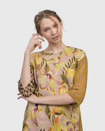 alembika-fleur-de-lis-shift-dress-lilly image 4