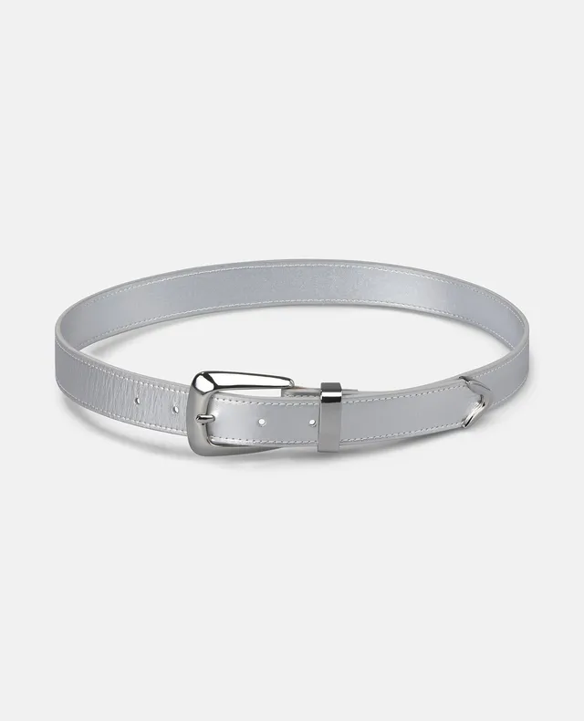 alma-en-pena-g-rtel-mit-metallschlie-e-leder-silber-3-cm image 1