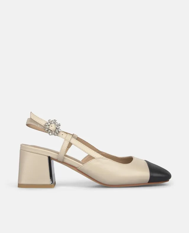 alma-en-pena-alfa-62899-slipper-pump-wei-kontrastkappe-6-cm-schnalle image 1