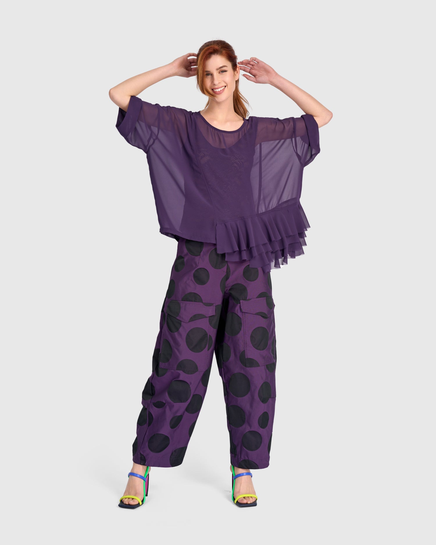 alembika-tyrian-barrel-pants-plum-high-rise-barrel-hose image 2
