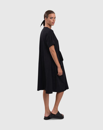 alembika-urban-breeze-kleid-schwarz-a-linie-baumwollkleid image 7