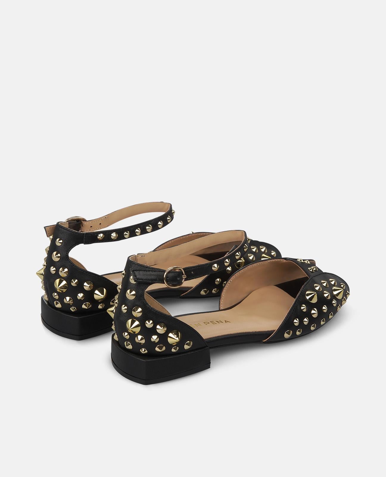 alma-en-pena-clogs-cangrejera-mit-nieten-1-5-cm-schwarz image 3