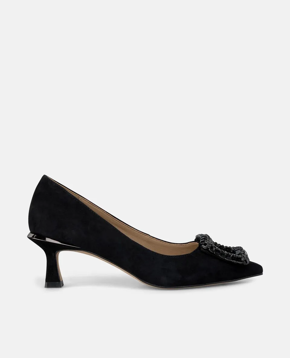 alma-en-pena-pumps-mit-strass-brosche-6-cm-schwarz image 1