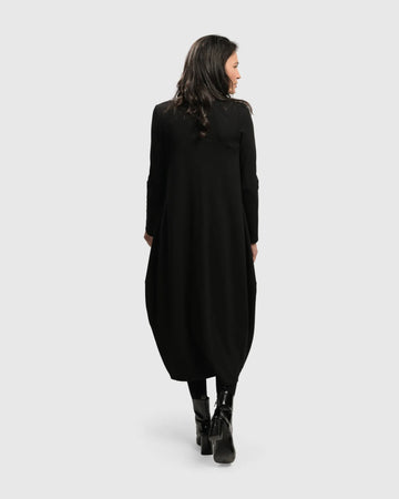alembika-essential-toned-up-midi-kleid-schwarz image 6