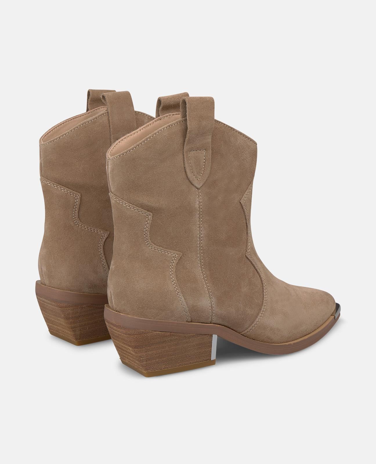 alma-en-pena-cowboy-stiefelette-vis-n-velours-5-cm-blockabsatz image 3