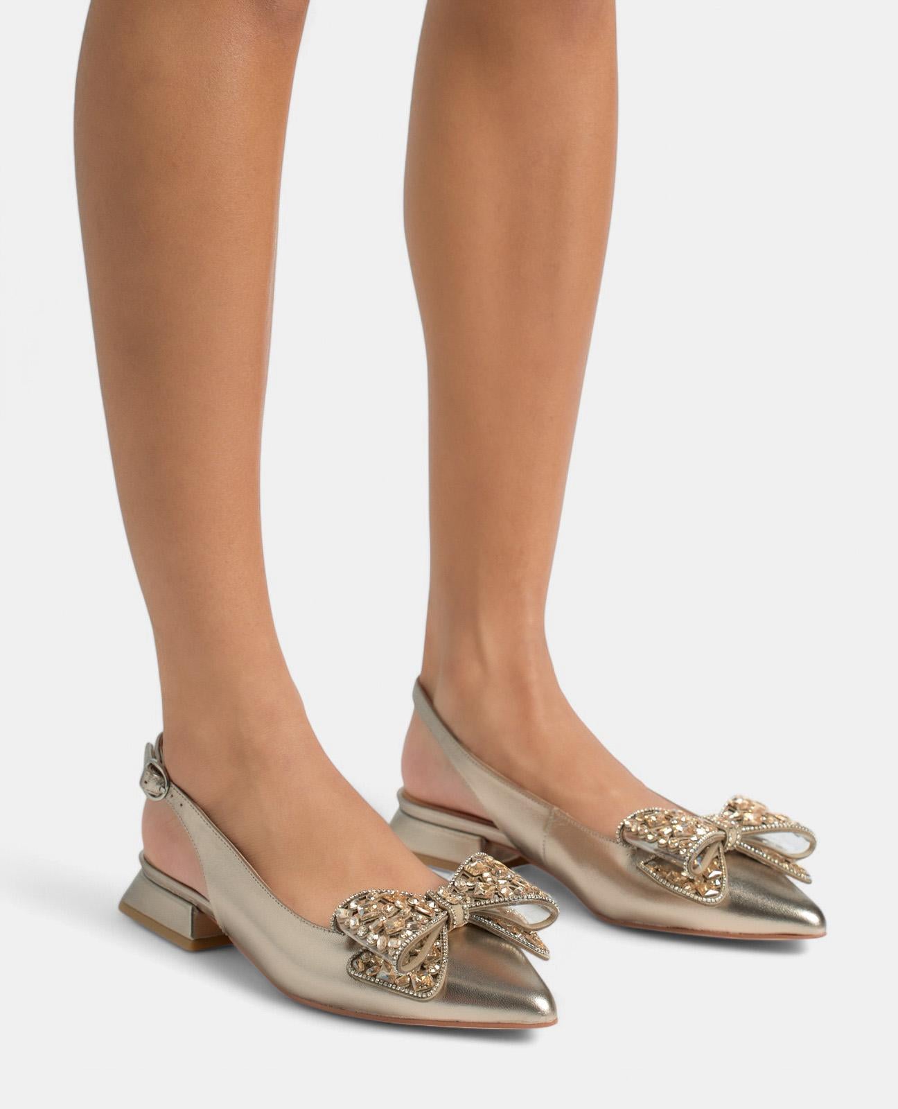 alma-en-pena-ballerina-bronze-2-cm-mit-schleife-und-strass image 5