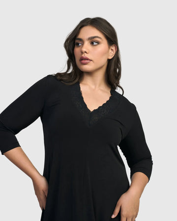 alembika-villanelle-cocoon-kleid-schwarz image 4