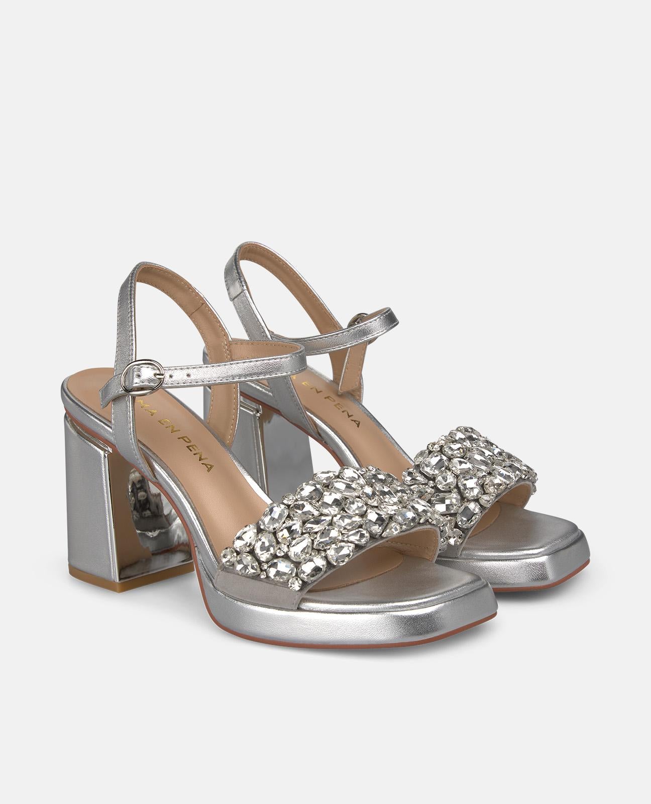 alma-en-pena-front-beaded-sandal-strass-sandale-silber-8-5-cm image 2