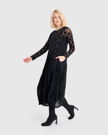 alembika-jolie-mesh-dress-black-cocon-kleid-midi image 7