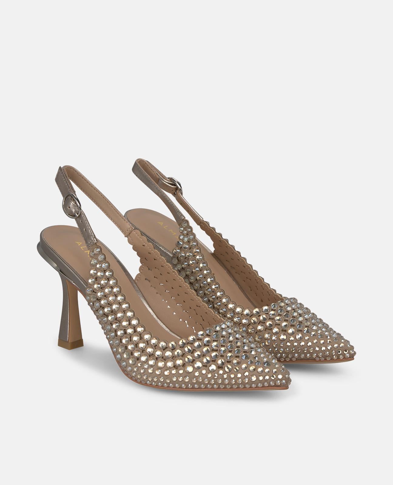 alma-en-pena-pumps-mit-strass-slingback-bronze-9-cm image 2
