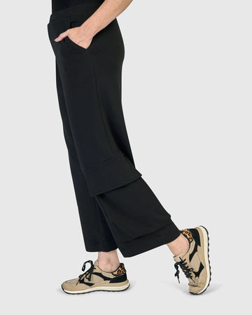 alembika-urban-cleo-cargo-hose-schwarz-damen-freizeithose image 4