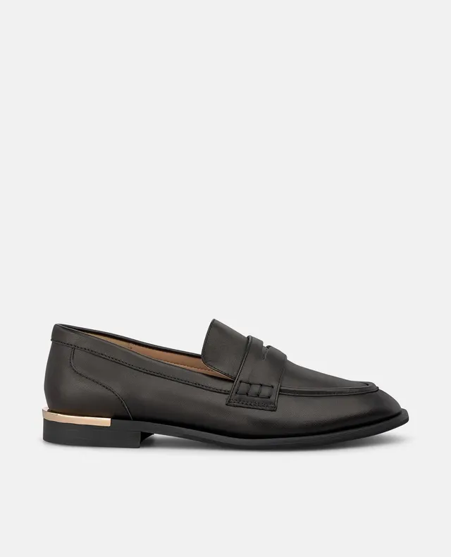 alma-en-pena-nappa-leder-loafer-schwarz-mit-maske-slipper-2-cm image 1