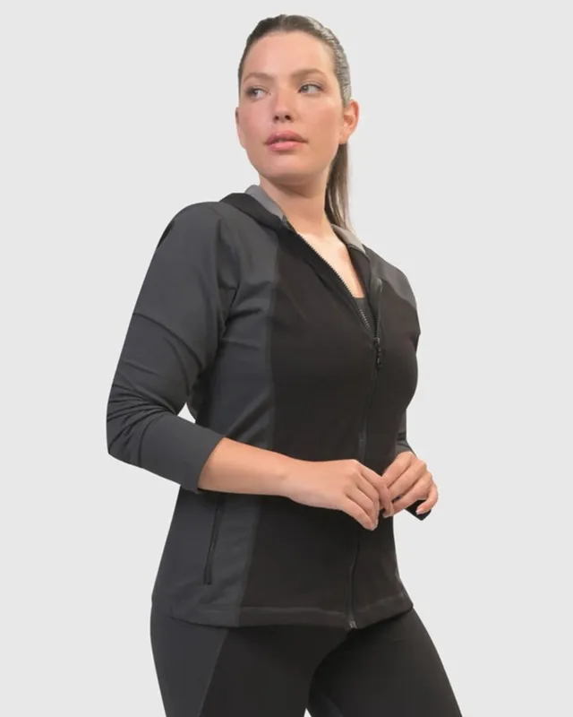 alembika-chi-contour-kapuzen-zip-jacke-mix image 1