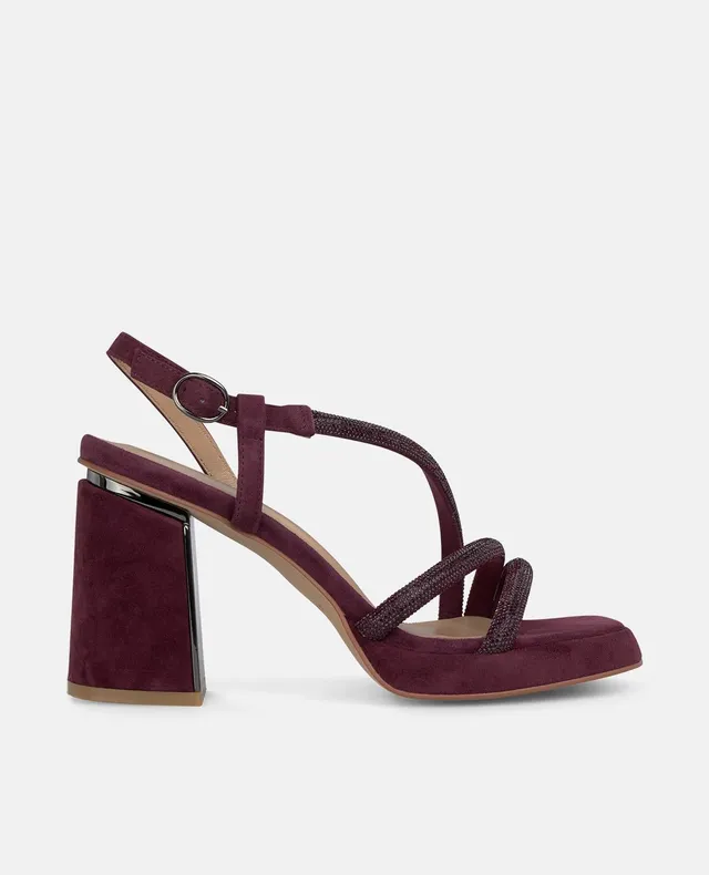 alma-en-pena-sandalen-mit-absatz-bordeaux-strass-8-5-cm image 1
