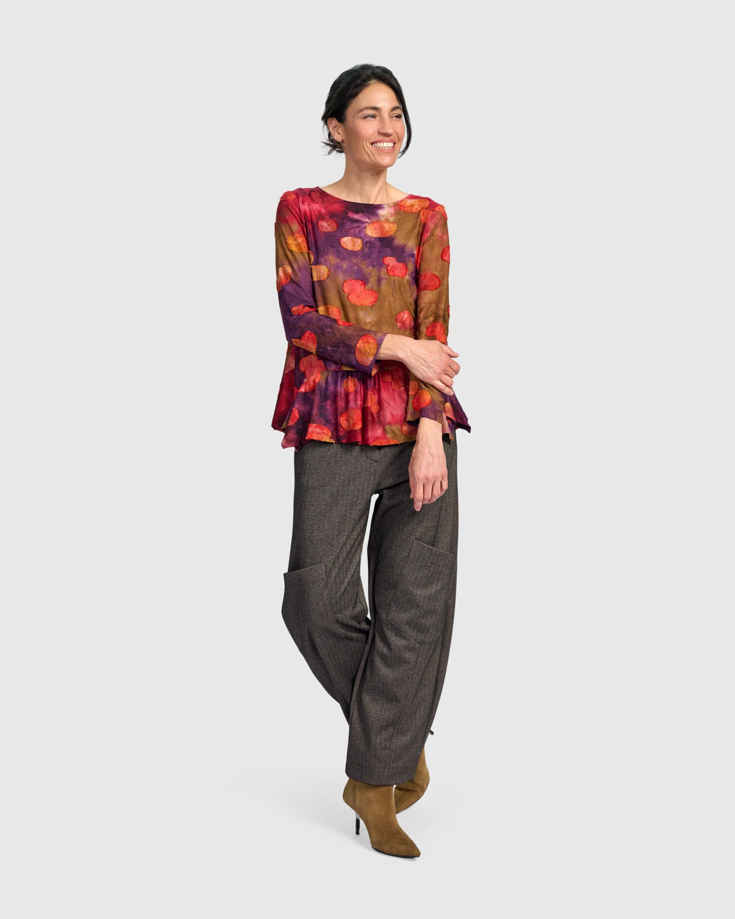 alembika-addison-flouncy-shirt-berry-mix-langarm image 6
