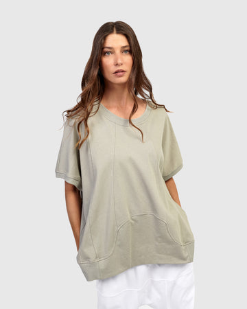 alembika-urban-sphinx-t-shirt-salbei-boxy image 3