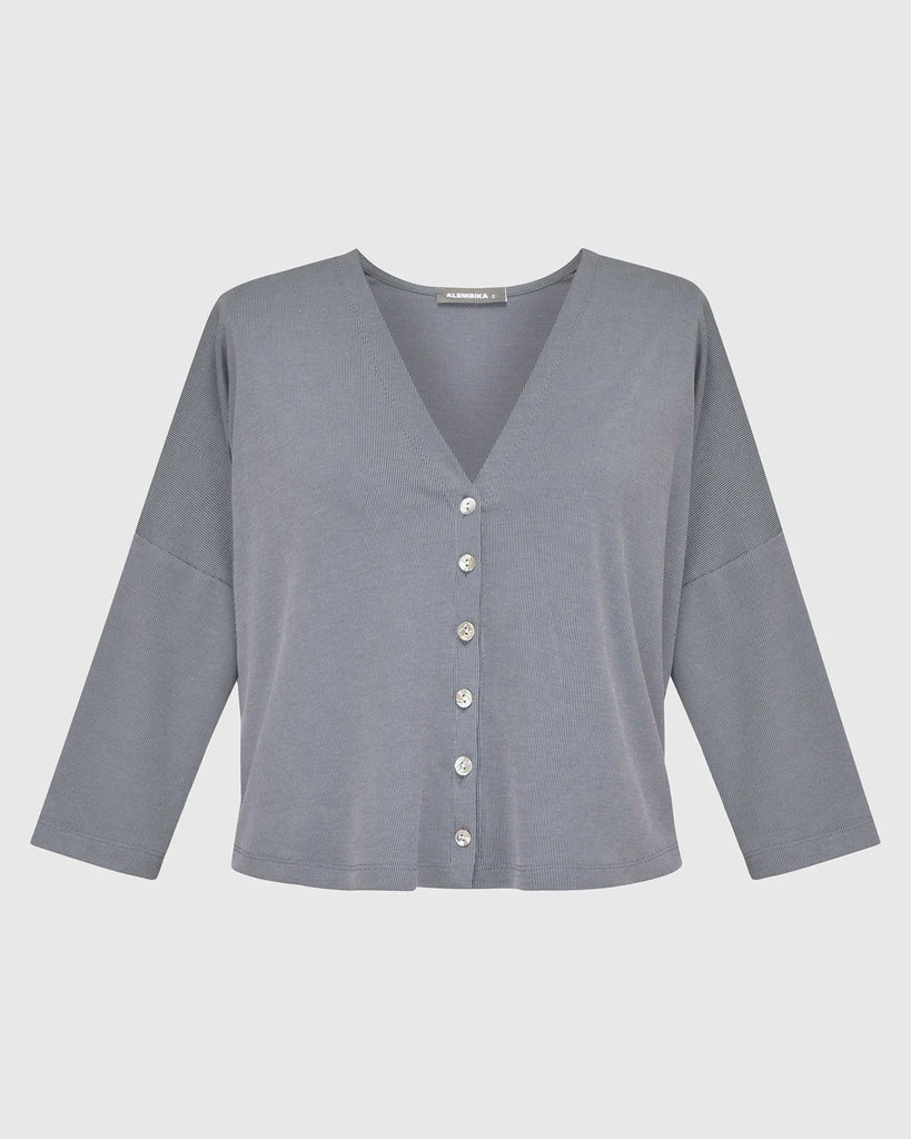 alembika-essential-cupro-crop-cardigan-celeste-cropped-strickjacke image 1