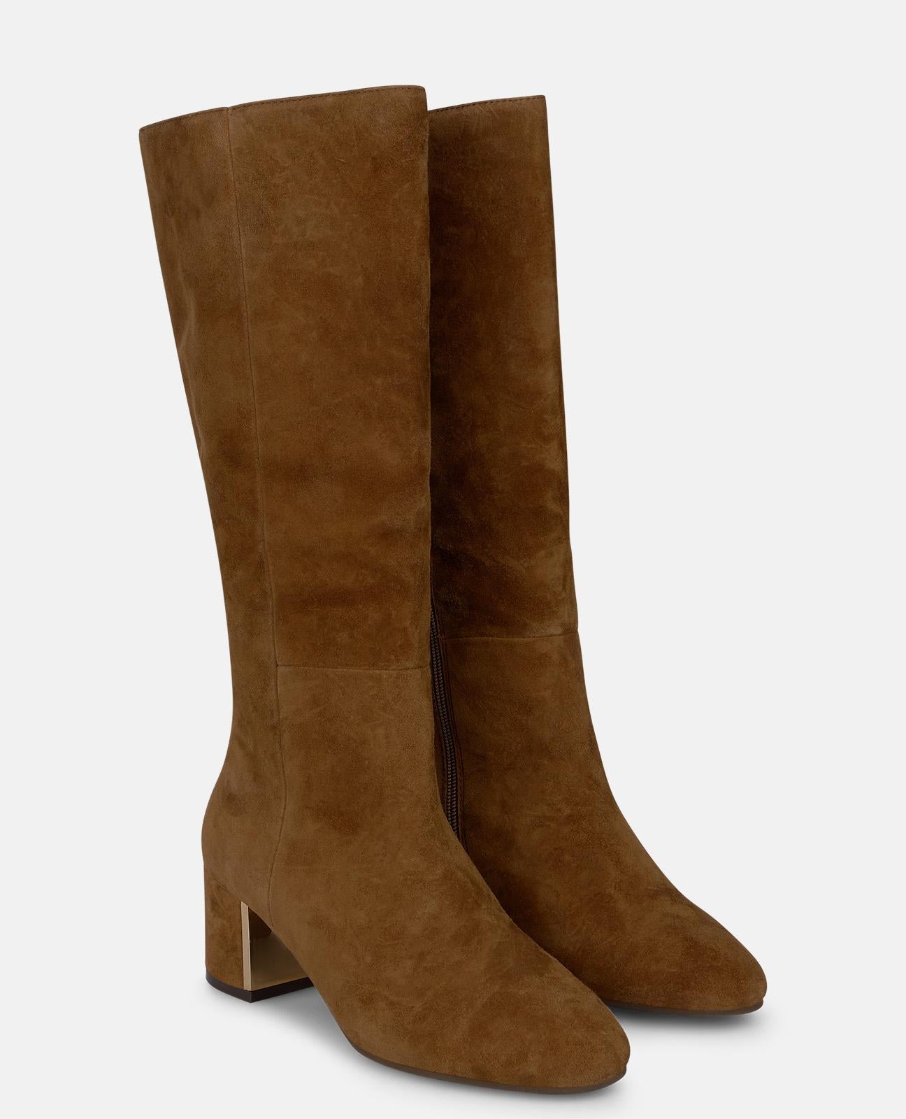 alma-en-pena-stiefeletten-wildleder-camel-5-5-cm image 2
